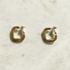 Bold Metallic Earrings Gold - One Size