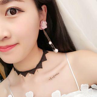 Pearl Floral Earring