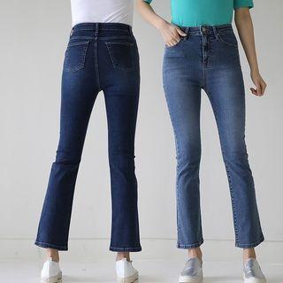 Fitted Semi Bootcut Jeans
