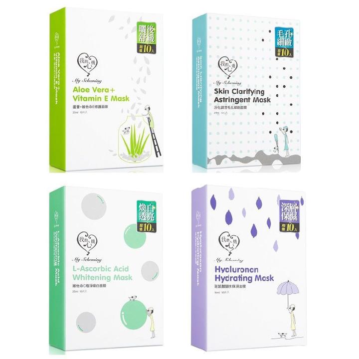 My Scheming - Wood Pulp Classic Sheet Mask 10 Pcs - 4 Types