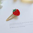Strawberry Hair Pin Red - One Size