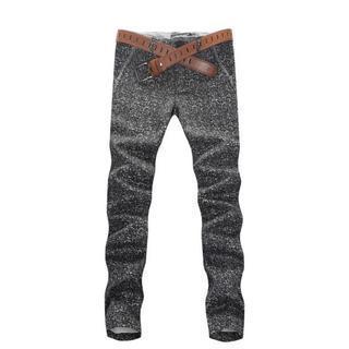 Printed Straight-leg Pants