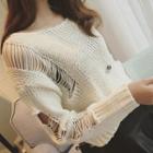 Ripped Cropped Sweater