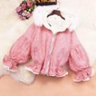 Fleece Lined Sequined Zip Hoodie