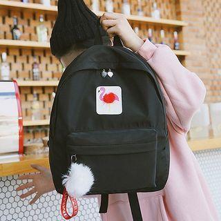 Flamingo Nylon Backpack