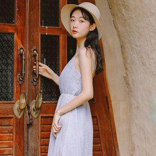 Spaghetti Strap Chiffon A-line Dress
