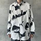 Printed Button-down Casual Shirt