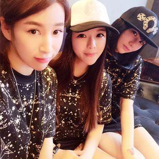 Couple Matching Star Print T-shirt