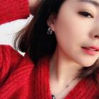 Rhinestone Double Circle Earring