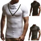 Half Zip Short-sleeve T-shirt