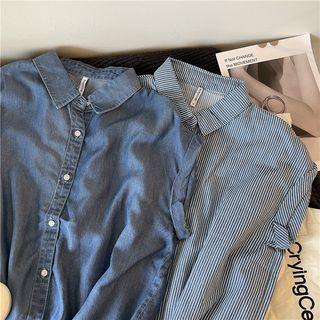 Denim Sleeveless Blouse