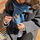 Plain Sherpa Fleece Scarf