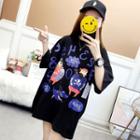 Short-sleeve Pirate Print T-shirt