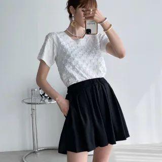 Waffle-texture Crop Top