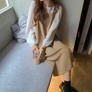 Blouse / Sleeveless Midi Dress