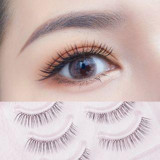 Set Of 5 Pairs: False Eyelashes As Shown In Figure - One Size