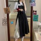 Short-sleeve T-shirt / Overall Dress / Set