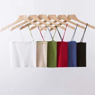 Knit Plain Cropped Camisole
