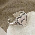 Heart Open Ring 21042502 - Silver - One Size