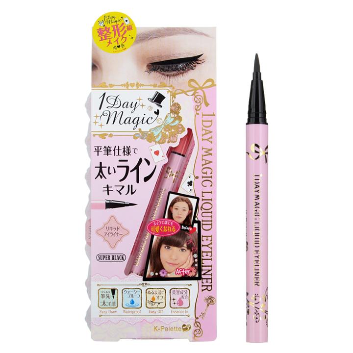 K-palette - 1 Day Magic Liquid Eyeliner (#sb01 Super Black) 1 Pc