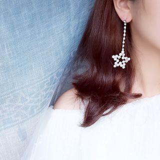 Moon Star Non-matching Drop Earring