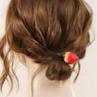 Plastic Strawberry Hair Tie Strawberry - One Size