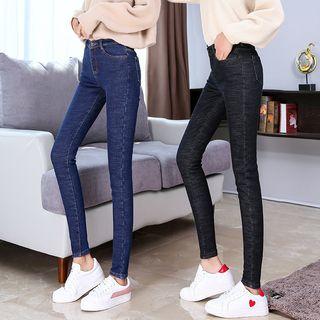 Fleece-lined Cropped Jeggings