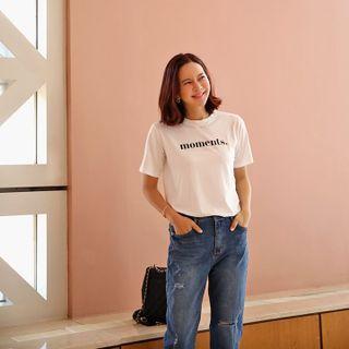 Moments Letter T-shirt