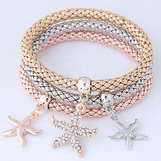 Set Of 3: Woven Bracelet