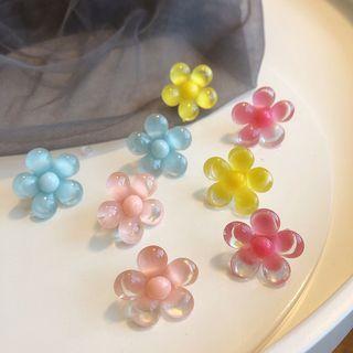 Transparent Acrylic Flower Earring