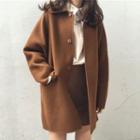 Snap-button Car Coat