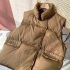 Zip-up Down Vest