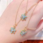 Alloy Snowflake Pendant Necklace