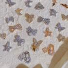 Butterfly / Moon / Star Rhinestone Nail Art Decoration (various Designs)
