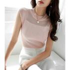 Sleeveless Fitted Knit Top