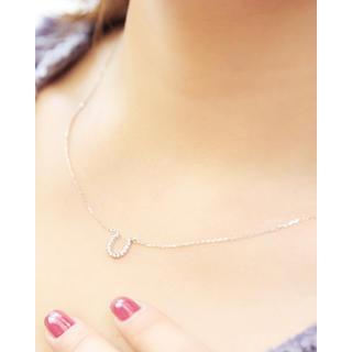 Omega-pendant Silver Necklace