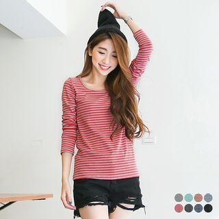 Long-sleeved Stripe Tee