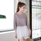 Diamond High-waist Blouse