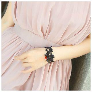 Gemstone Lace Bracelet