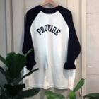 Provide Raglan Long Boxy T-shirt