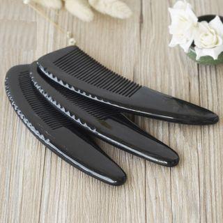 Horn Hair Comb 270b - Horn Comb - Black - 18cm To 19cm