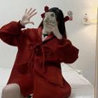 Hooded Coat Red - One Size