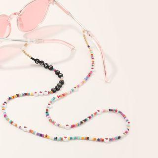 Lettering Eyeglasses Chain Gold - One Size