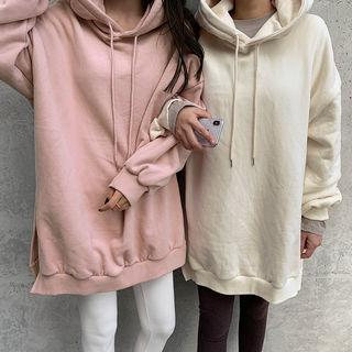 Boxy-fit Mini Hoodie Dress