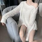 Off-shoulder Sweater Off-white - One Size