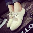 Cutout Lace-up Shoes
