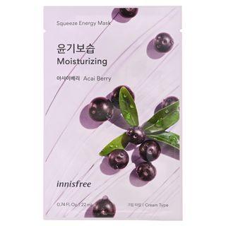 Innisfree - Squeeze Energy Mask - 10 Types Acai Berry