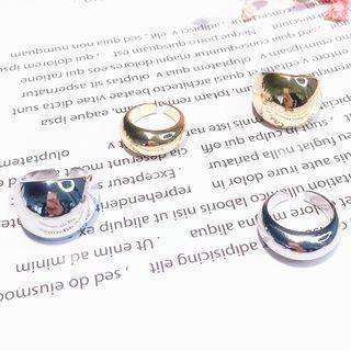 Polished Alloy Open Ring