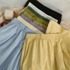Elastic High-waist Midi Skirt In 9 Colors