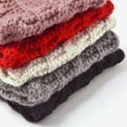 Pom Pom Cable-knit Ear Warmer Headband